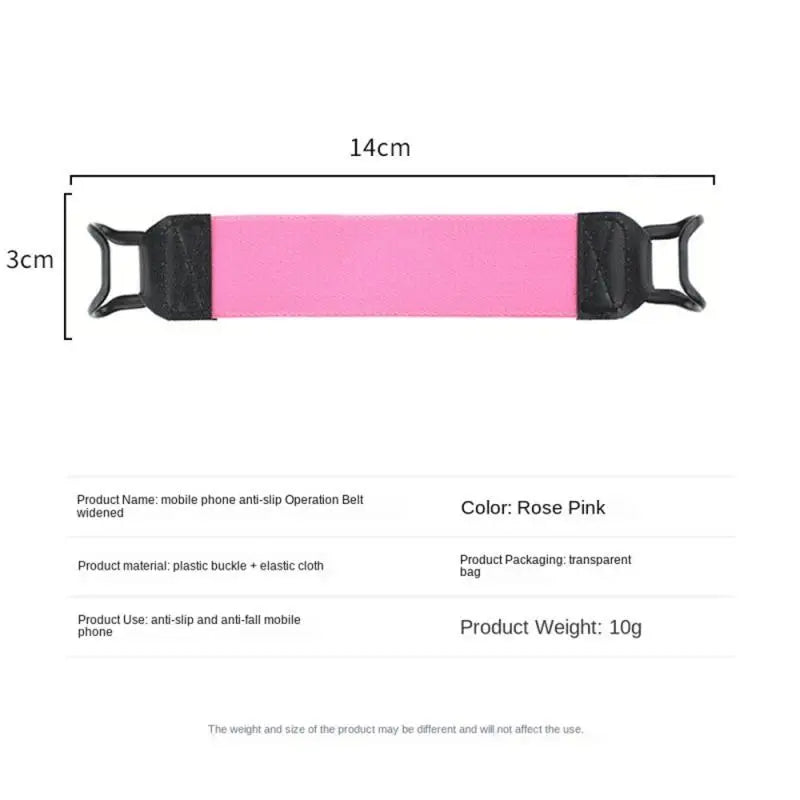 -Handed Operation Hand Strap Holder Security Finger Grip Stretch Protective Leather Belt Gift Pad Tablet E-Reader