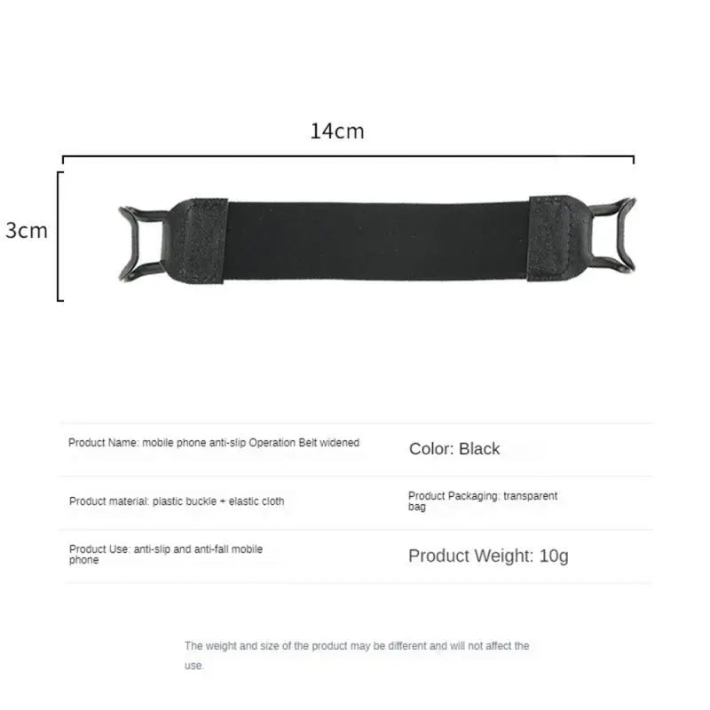 -Handed Operation Hand Strap Holder Security Finger Grip Stretch Protective Leather Belt Gift Pad Tablet E-Reader
