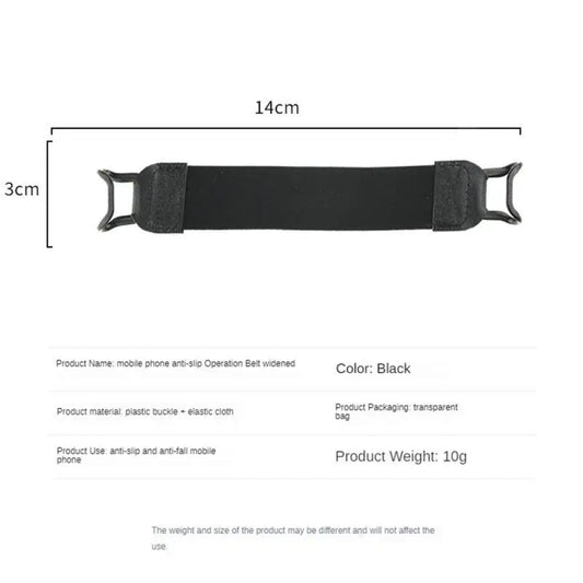 -Handed Operation Hand Strap Holder Security Finger Grip Stretch Protective Leather Belt Gift Pad Tablet E-Reader
