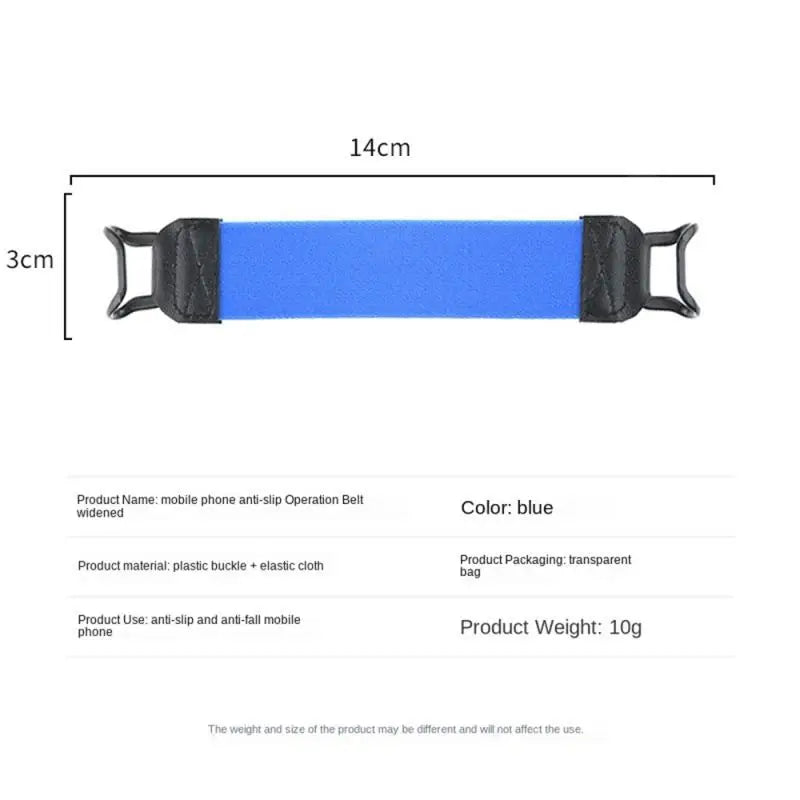 -Handed Operation Hand Strap Holder Security Finger Grip Stretch Protective Leather Belt Gift Pad Tablet E-Reader